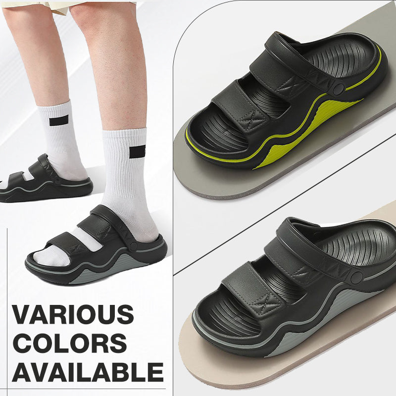Sandalen met een dikke zool en ademend materiaal