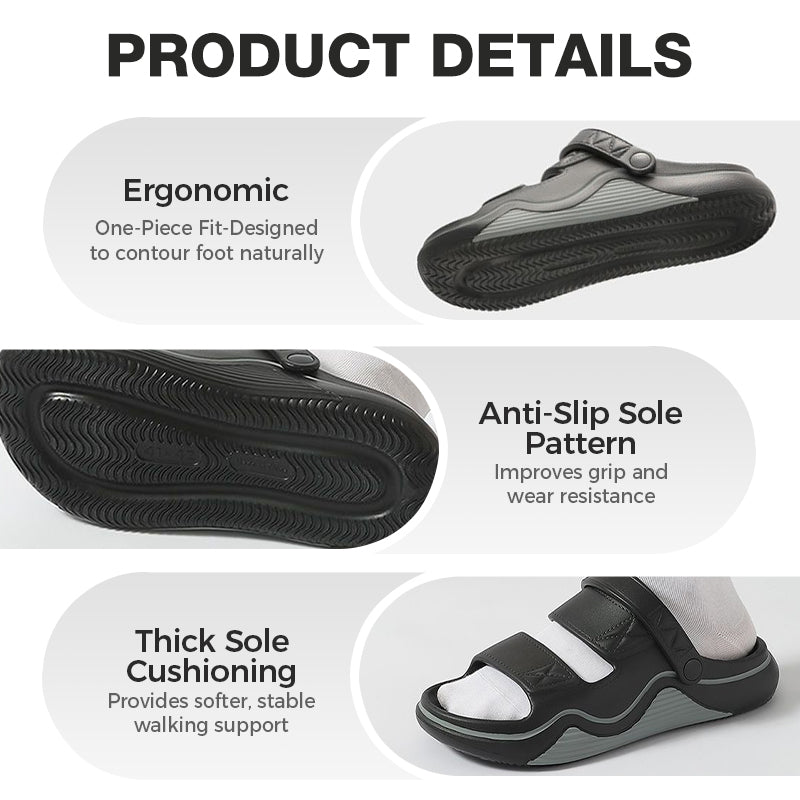 Sandalen met een dikke zool en ademend materiaal