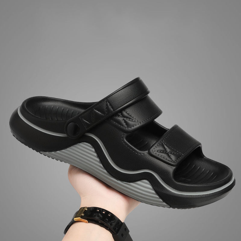 Sandalen met een dikke zool en ademend materiaal