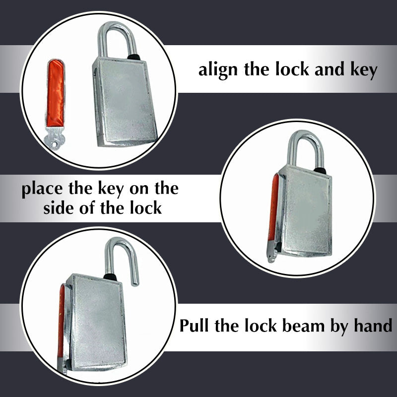 🔒🧲 50% KORTING! Geen sleutelgat, geen geklooi met sleutels in het donker! Dit waterdichte magneetslot klikt open alsof je een tovenaar bent – dieven snappen er niks van!