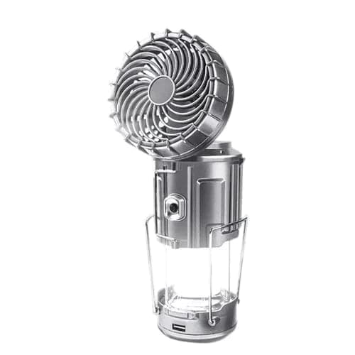 🏕️🌀 50% KORTING! Stop met zweten in het donker alsof je in een sauna kampeert! Deze LED-lantaarn met ingebouwde ventilator en powerbank koelt je tent, geeft licht, en laadt je telefoon op – op zonne-energie!