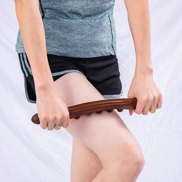 Houten lymfemassagestok