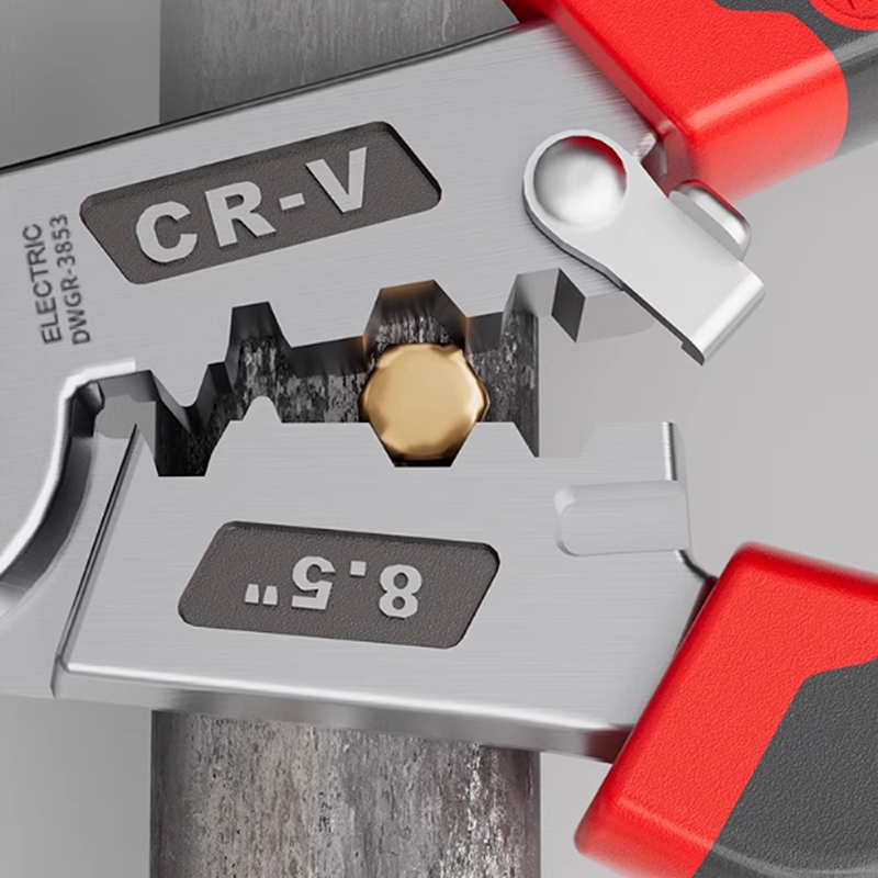 8-in-1 roestvrijstalen draadstripper en krimptang