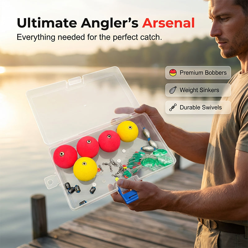 Complete montageset met dobber en lood
