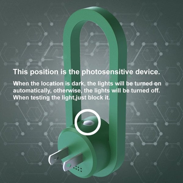 Frequentieconversie Ultrasone Muggenmoordenaar Met LED-Slaaplicht🦟Stille bescherming tegen muggen – Nu in de aanbieding!