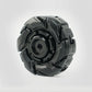 Creatieve fidget-schuif met open behuizing en tol