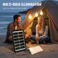 Zelfvoorzienend zonne-verlichtingssysteem: complete set met 3 ledlampen en accu ☀️🔋