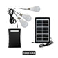 Zelfvoorzienend zonne-verlichtingssysteem: complete set met 3 ledlampen en accu ☀️🔋