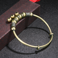 ✨ TIJDELIJKE AANBIEDING: 50 % KORTING! ✨ Verstelbare armband met belletjes – vintage messing, kralen, rinkelend geluid, licht van gewicht 💫