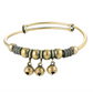✨ TIJDELIJKE AANBIEDING: 50 % KORTING! ✨ Verstelbare armband met belletjes – vintage messing, kralen, rinkelend geluid, licht van gewicht 💫
