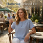 Gestreepte Henley-shirt – comfortabel, strijkvrij en huidvriendelijk