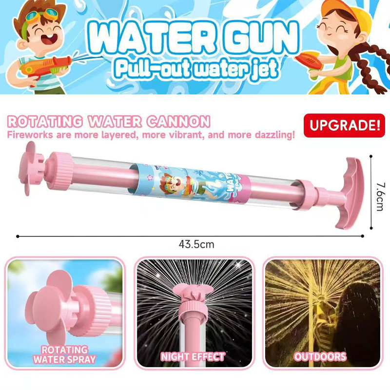 🌈 Heldere regenboog LED-waterpistool | Zomerplezier dat als bij toverslag tot leven komt! ✨