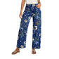 Dames Jeans met Bloemenprint en Rechte Pijp