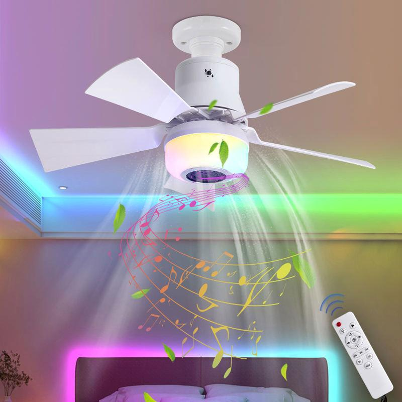✨🍃Slimme plafondventilator met verlichting, RGB en Bluetooth-luidspreker