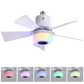 ✨🍃Slimme plafondventilator met verlichting, RGB en Bluetooth-luidspreker