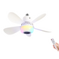 ✨🍃Slimme plafondventilator met verlichting, RGB en Bluetooth-luidspreker