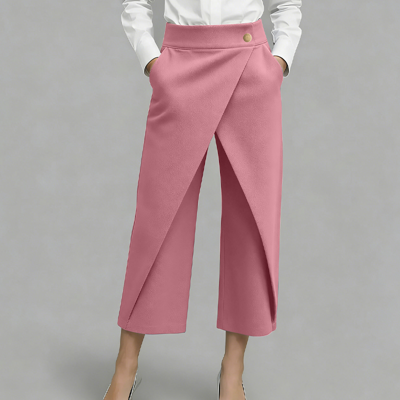 ⏳Slechts tijdelijk: 50 % korting⏰Patchwork vrijetijdsbroek voor dames in verkorte lengte👖