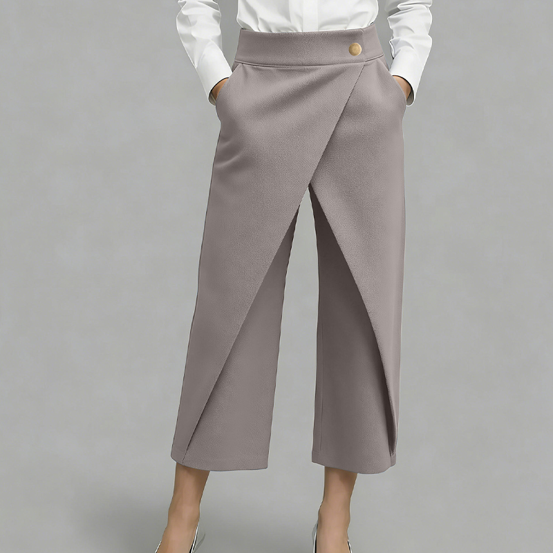 ⏳Slechts tijdelijk: 50 % korting⏰Patchwork vrijetijdsbroek voor dames in verkorte lengte👖