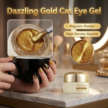 Magnetische gelnagellak „Cat Eye“