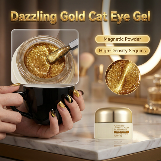 Magnetische gelnagellak „Cat Eye“
