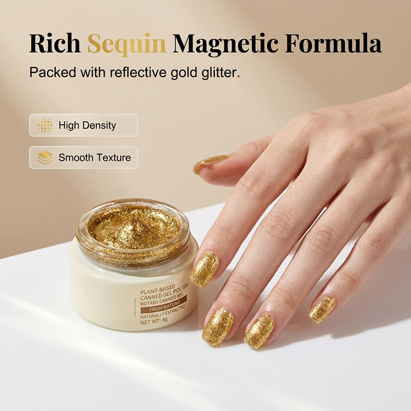 Magnetische gelnagellak „Cat Eye“
