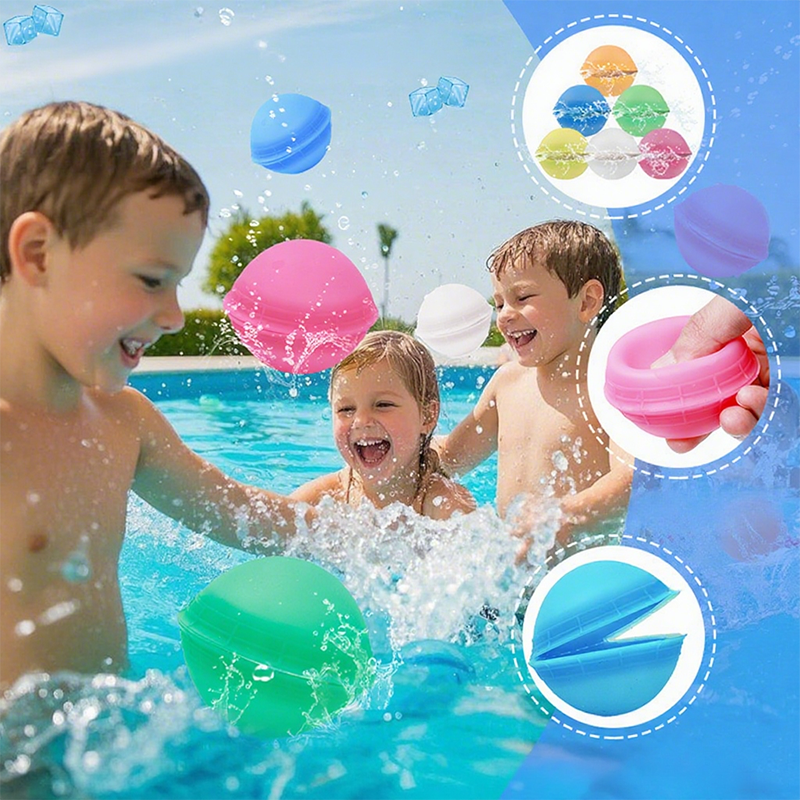 🎈Vandaag 50% korting🔥Het zomerse plezier kan beginnen 🎈Niet-magnetisch siliconen waterballonspeelgoed💧