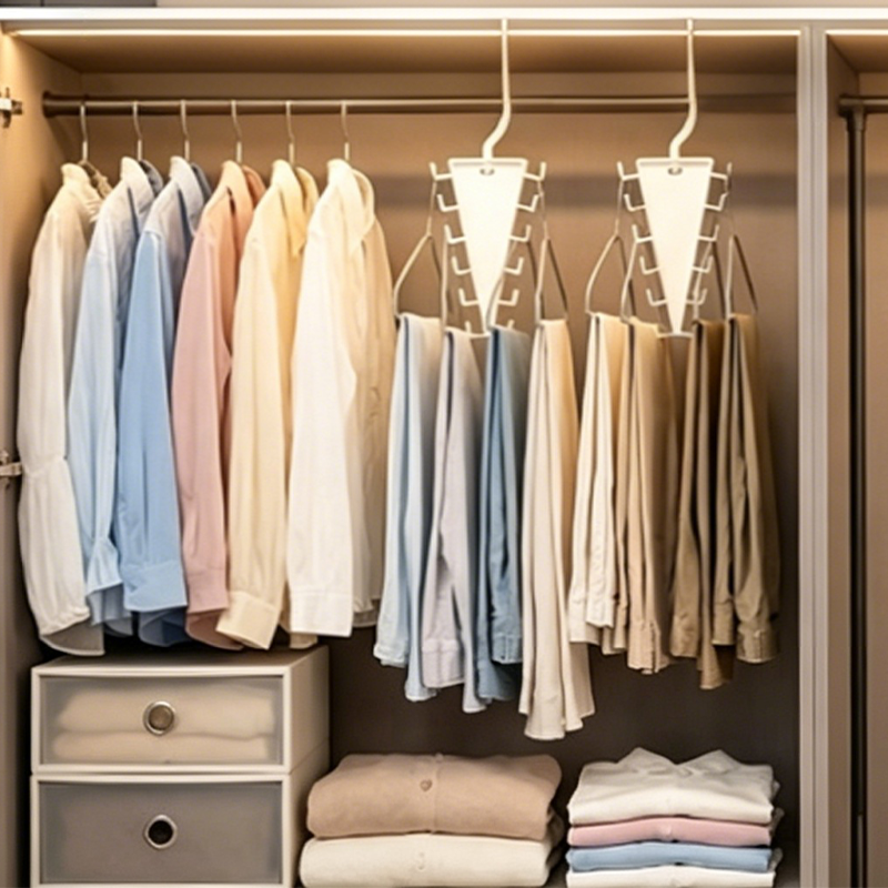 ⏳ Tijdelijke aanbieding! 🏠 — Driehoekige opbergrekjes voor kleding en accessoires 💖