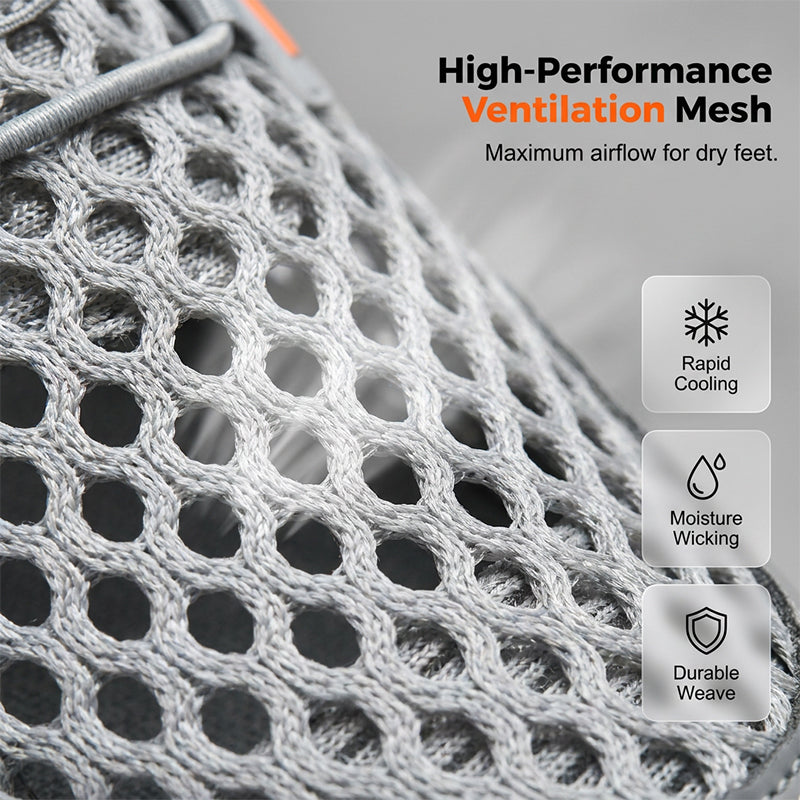 Ademende outdoor-sneakers van mesh voor heren