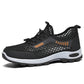 Ademende outdoor-sneakers van mesh voor heren