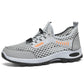 Ademende outdoor-sneakers van mesh voor heren