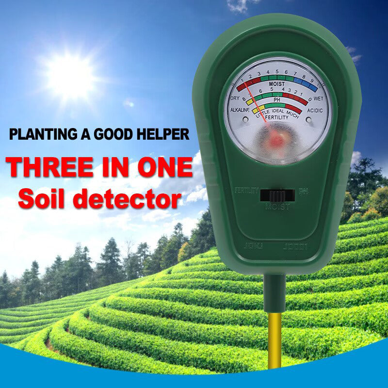 3-in-1 bodemdetector met aanwijzerdisplay