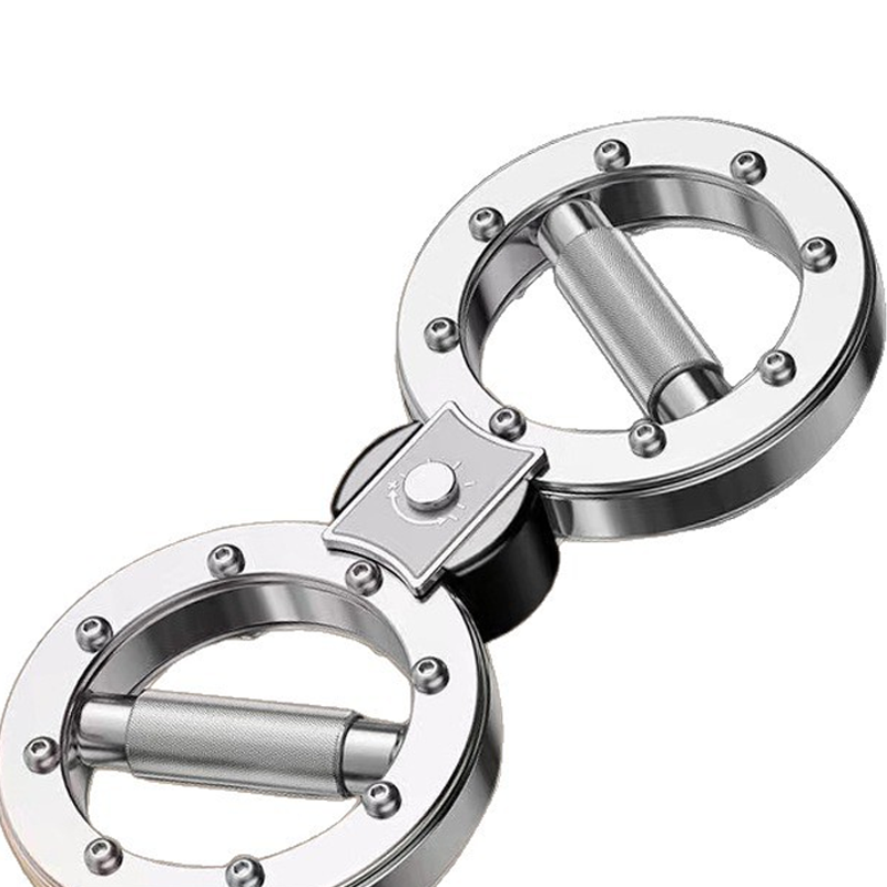 [Trainingsapparaat voor thuisgebruik] Spinning Rotator Burn-apparaat, 12 lb-trainingsapparaat voor armen en schouders met instelbare weerstand, onderarm- en grijpkrachttrainer voor mannen en vrouwen – voor thuis en in de sportschool