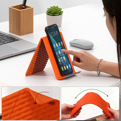 📱 50% KORTING! Flexibele Siliconen Telefoonhouder | Verstelbare Handsfree Standaard | Zacht, Licht & Draagbaar | Ideaal voor Bureau, Bed & Onderweg ✨
