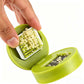 ❄️50% Korting!✨Mini Knoflookpers met Opvangbakje – Compacte Handmatige Knoflookhakker voor Knoflook, Gember, Sjalot & Chili