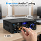 🔊 Digitale stereoversterker met Bluetooth en USB – 2-kanaals, compact en krachtig, ideaal voor thuisbioscoop, muziek en karaoke 🎵