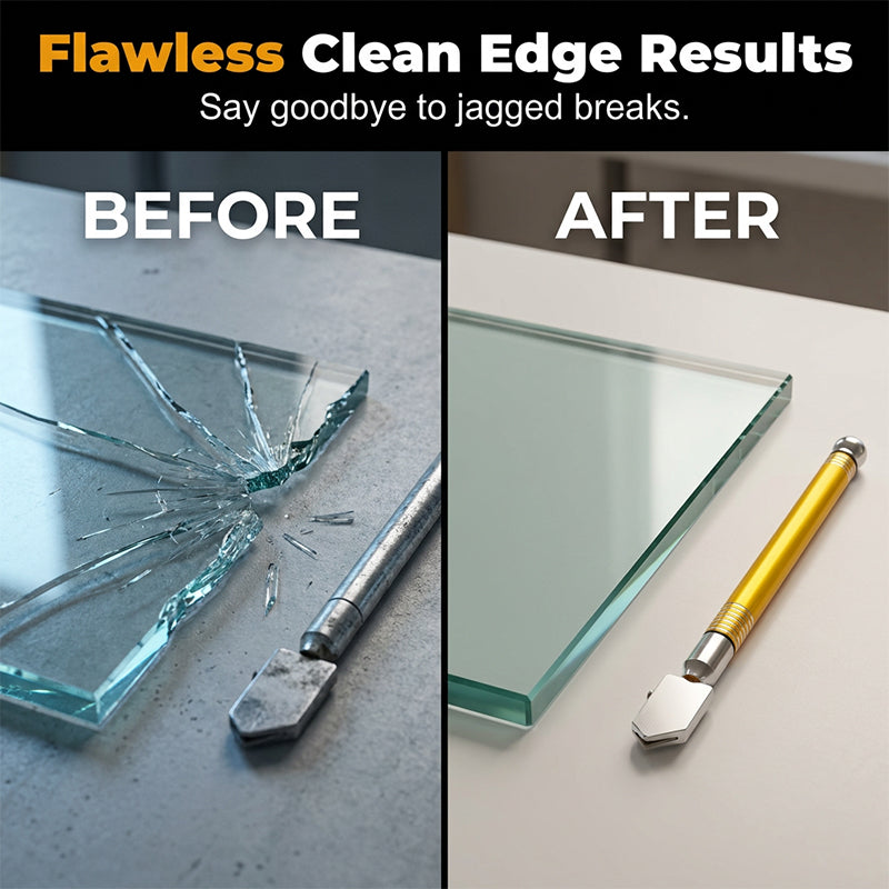 Professionele Diamant Glassnijder met Aluminiumlegering Handvat en Rolwiel