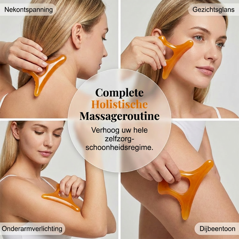 Gua Sha-plaat voor volledige lichaamscontouren