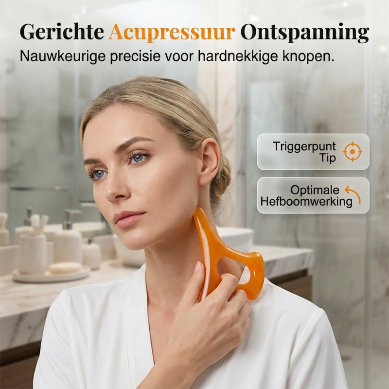 Gua Sha-plaat voor volledige lichaamscontouren