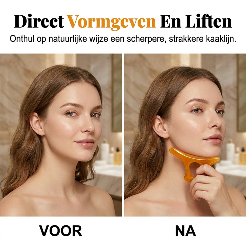 Gua Sha-plaat voor volledige lichaamscontouren