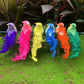 12 stuks kunstvogels met veren en clips