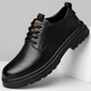 Retro leren veterschoenen voor heren