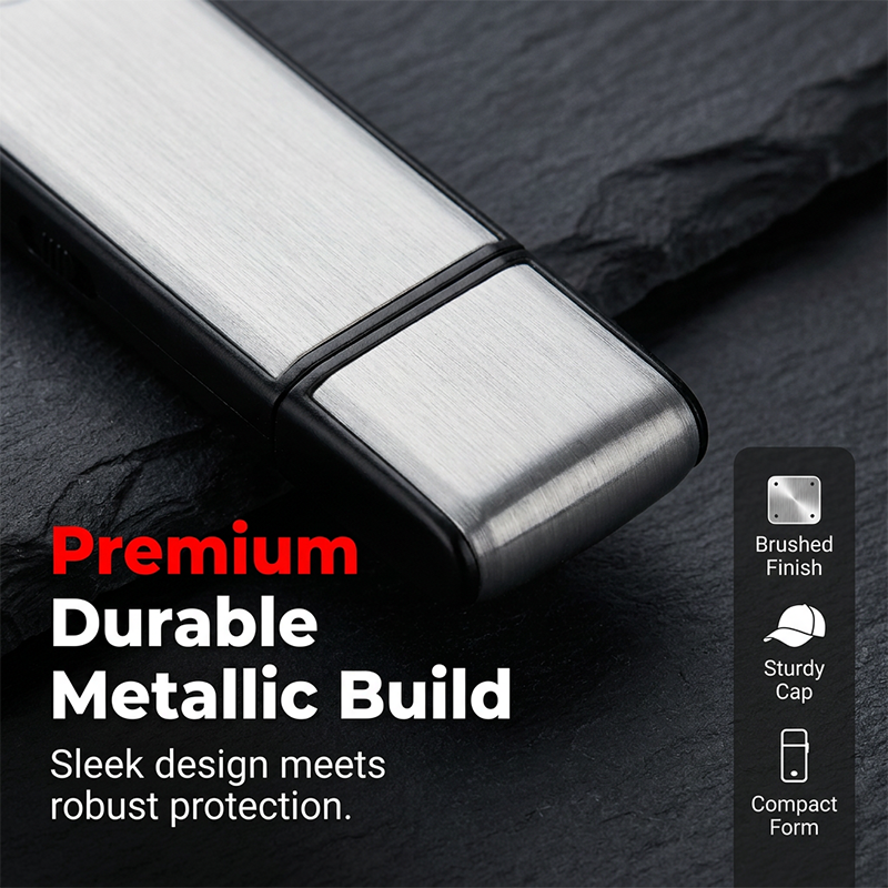 🎙️🔒 Draagbare USB spraakrecorder | Ruisonderdrukking & stemactivering | 13,7 g aluminium | 4-64 GB | WAV, 5 m bereik | 50% KORTING!