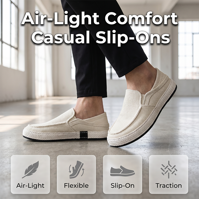 Casual linnen herenschoenen: lichtgewicht zomerse instappers (lazy loafers)