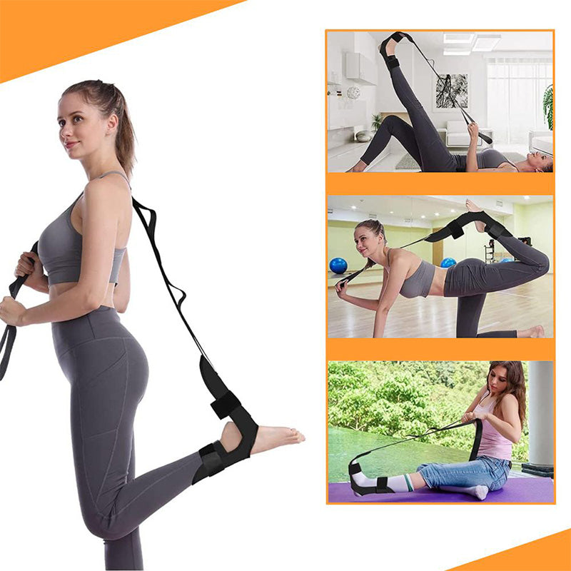 Multifunctionele Voet- & Beenstrekband - Training & Revalidatie