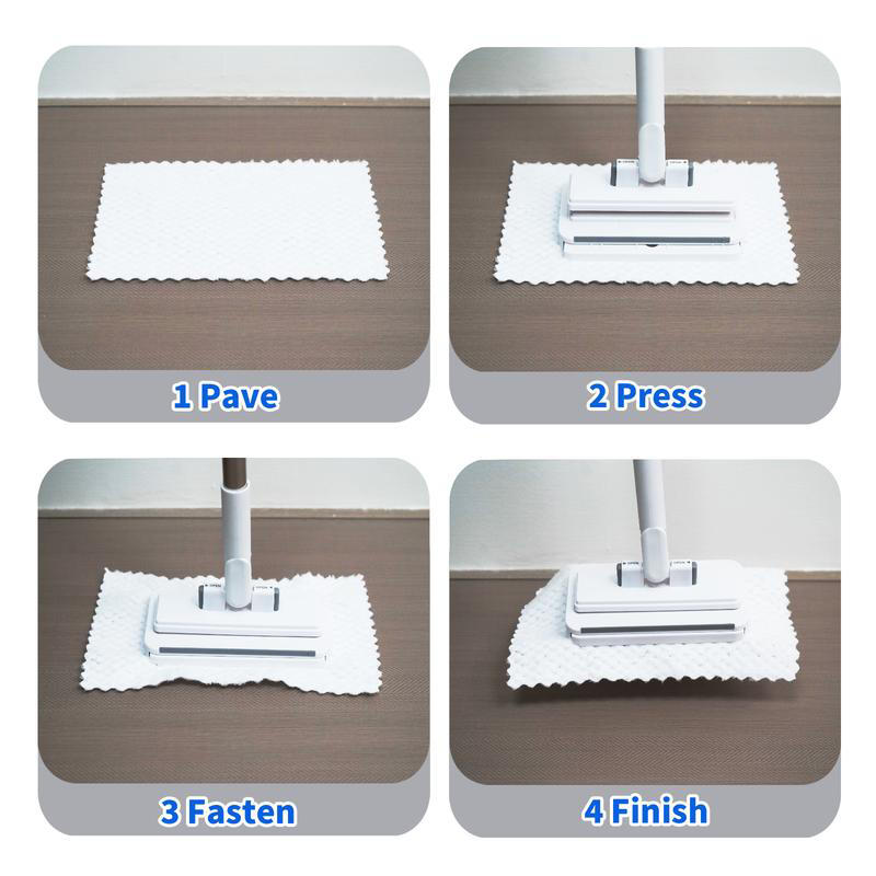 📢📢NU 50% KORTING!! ⏰Platte dweil met universele doekenklem zonder handcontact