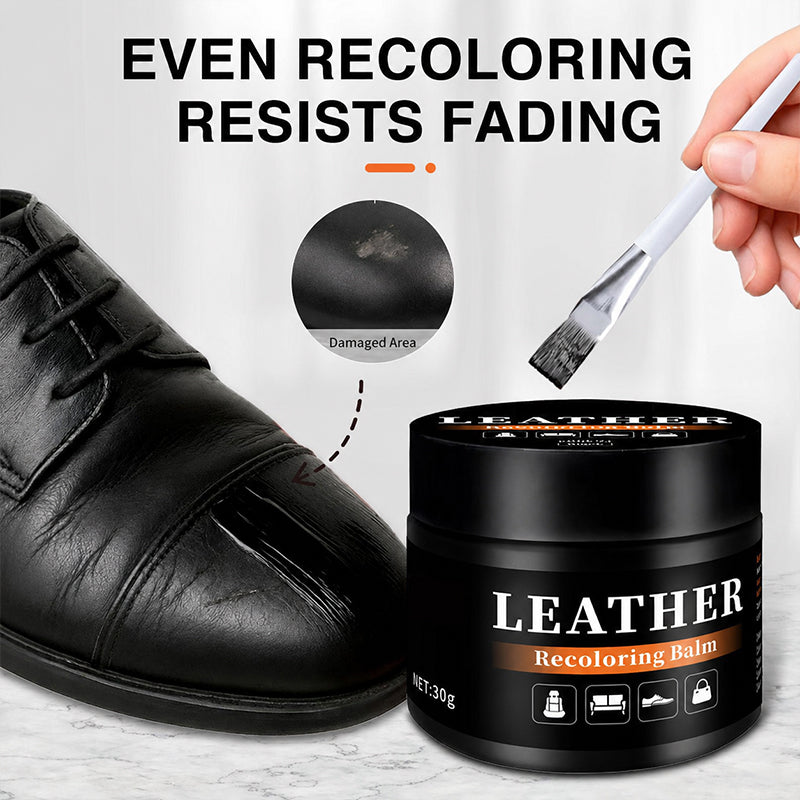 🧴 50% KORTING! 🌸 Universele Leder Kleurherstelbalsem – Herstelt Krassen, Verzorgt & Verfrist Leer – Ideaal voor Tassen, Schoenen & Banken ✨