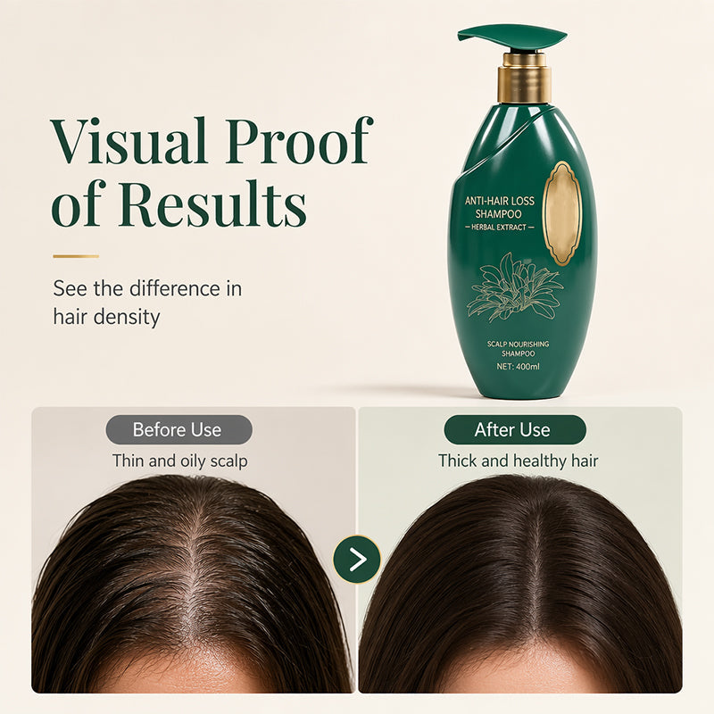 Natuurlijk Plantenextract Versterkende Shampoo