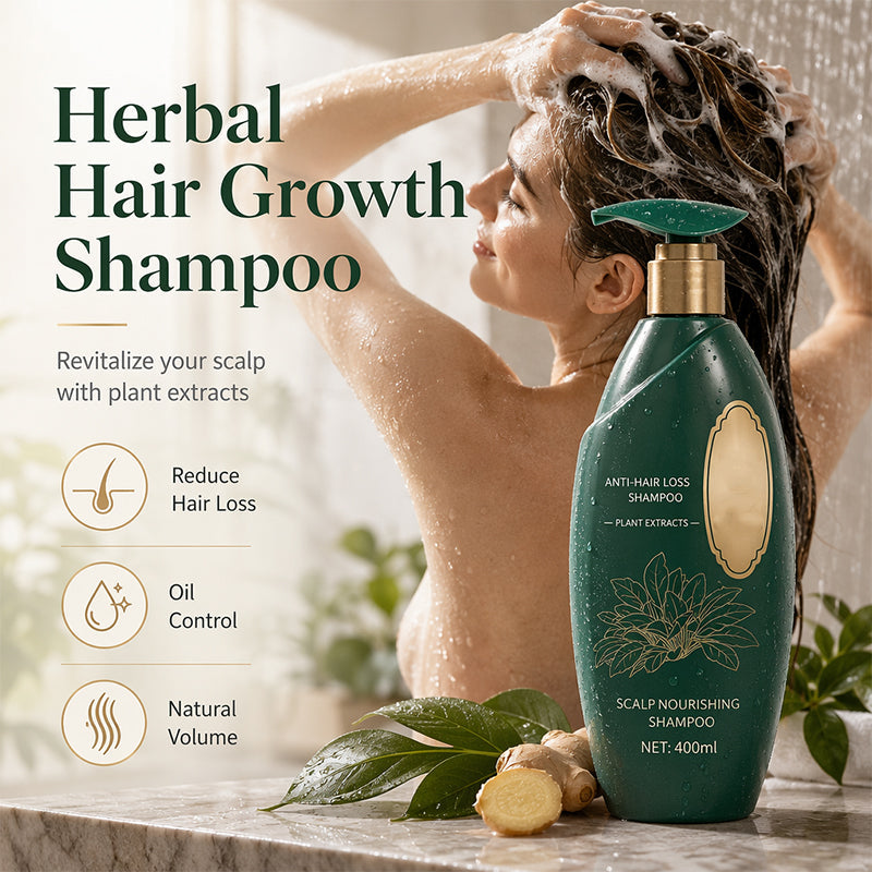 Natuurlijk Plantenextract Versterkende Shampoo