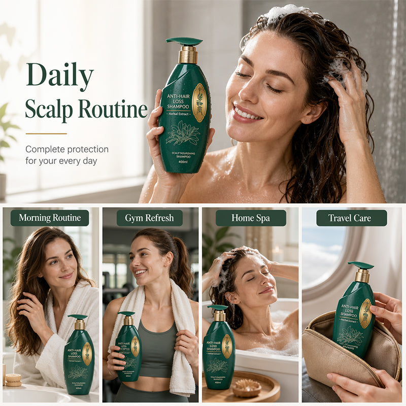 Natuurlijk Plantenextract Versterkende Shampoo