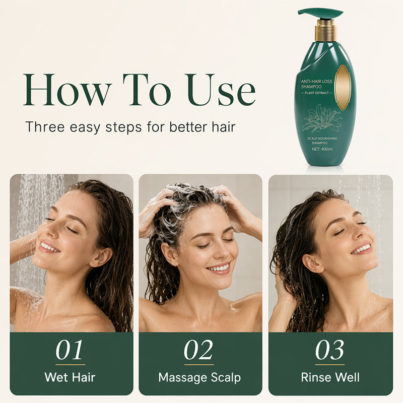 Natuurlijk Plantenextract Versterkende Shampoo